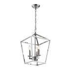Lustre suspendu style lanterne à bougie pour escalier ou îlot de cuisine - N/A
