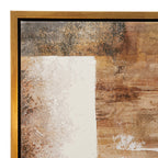 Toile murale abstraite encadrée avec cadre doré - Or - CosmoLiving par Cosmopolitan