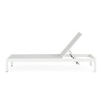 Chaise longue d'extérieur en aluminium Cape Coral (lot de 2) par Christopher Knight Home - 77,56 po x 25,20 po x 11,80 po