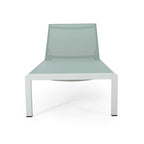 Chaise longue d'extérieur en aluminium Cape Coral (lot de 2) par Christopher Knight Home - 77,56 po x 25,20 po x 11,80 po