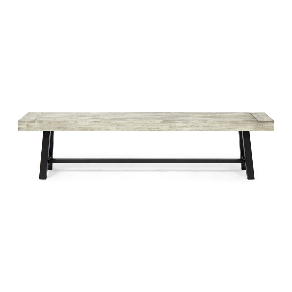 Banc d'extérieur en bois d'acacia Carlisle par Christopher Knight Home