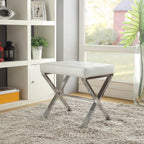 Banc de toilette Carolina Living Elisabetta - Blanc/Chrome