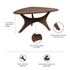 Table basse triangulaire en bois INK IVY Blaze