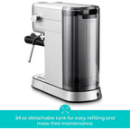 Machine à expresso professionnelle Casabrews 20 bars avec système de mousse de lait