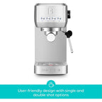 Machine à expresso professionnelle Casabrews 3700E 20 bars avec mousseur à lait - N/A