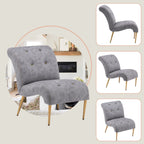 Chaise longue rembourrée pour chambre à coucher, salon
