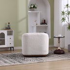 Fauteuil pivotant en chenille, canapé d'appoint confortable à 360 degrés pour salon, chambre et bureau avec coussin amovible