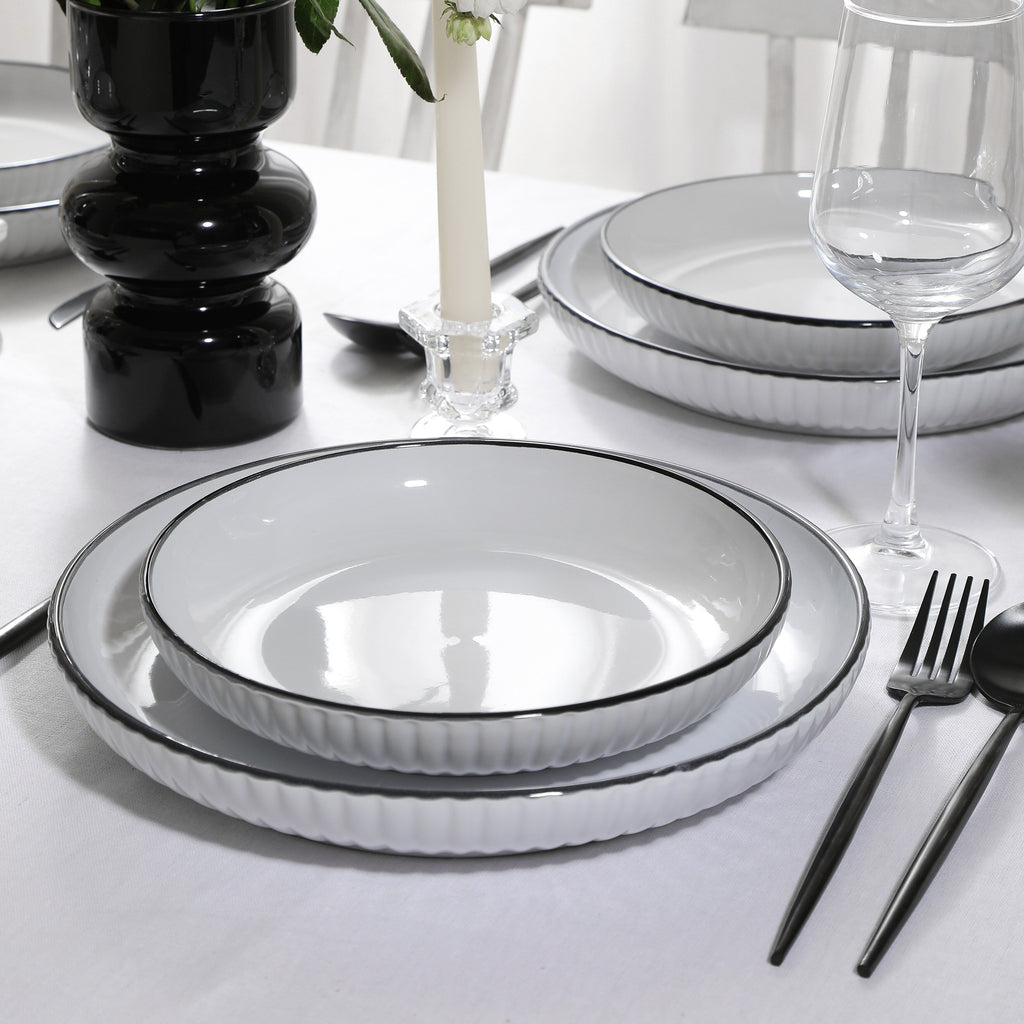Service de table en grès Christian Siriano Lustra