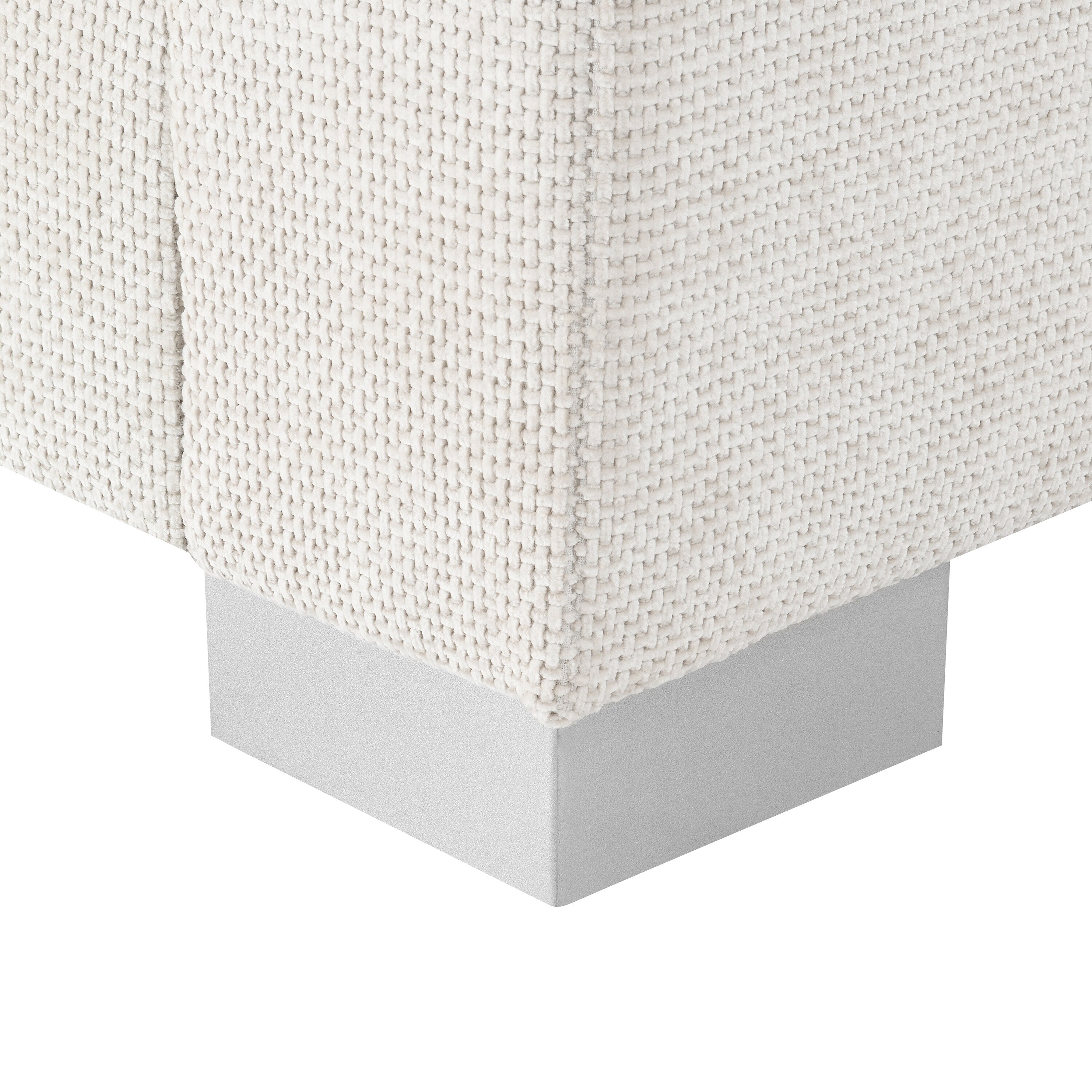 Canapé sectionnel Cloud, ensemble de canapés de luxe en forme de L avec 2 oreillers gratuits, mobilier d'intérieur 4 places en chenille avec méridienne surdimensionnée