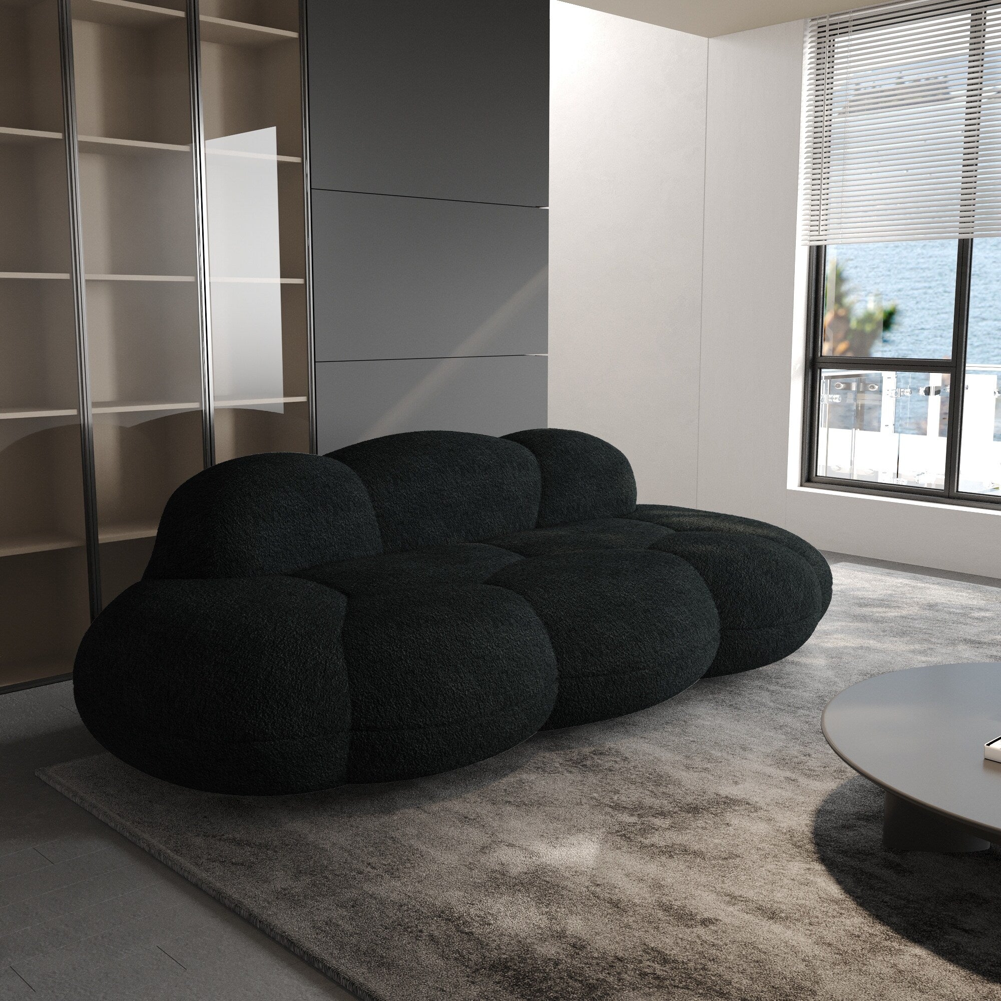 Canapés en forme de nuage pour salon, canapé compressé moderne et confortable, canapé de loisirs en forme de nuage pour chambre à coucher, appartement