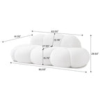 Canapés en forme de nuage pour salon, canapé compressé moderne et confortable, canapé de loisirs en forme de nuage pour chambre à coucher, appartement