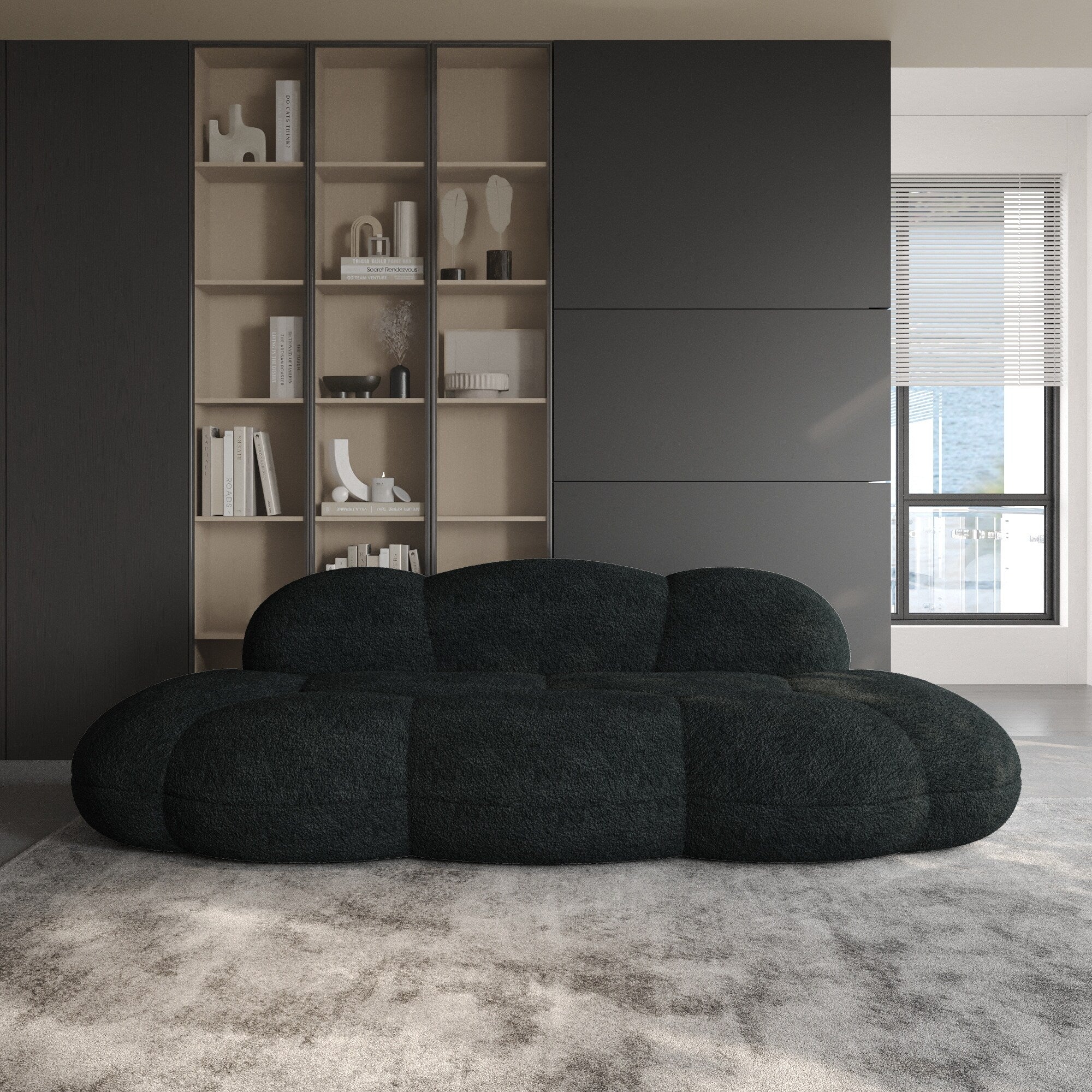 Canapés en forme de nuage pour salon, canapé compressé moderne et confortable, canapé de loisirs en forme de nuage pour chambre à coucher, appartement