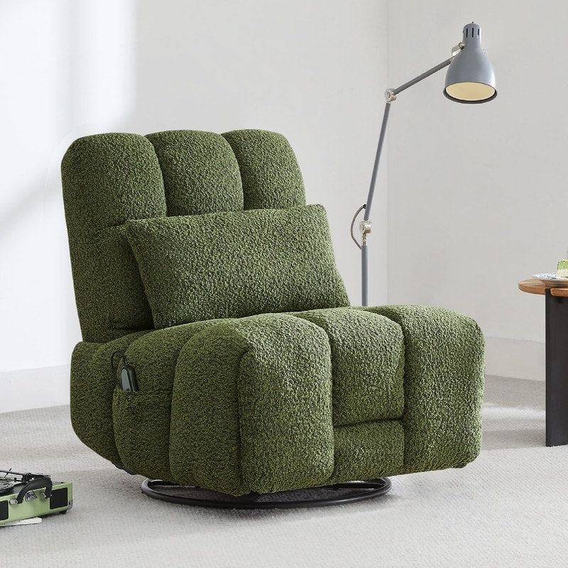 Fauteuil inclinable électrique Cole pivotant avec support lombaire