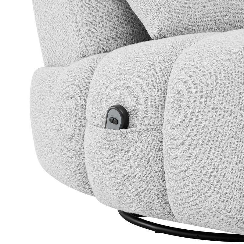 Fauteuil inclinable électrique Cole pivotant avec support lombaire