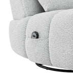 Fauteuil inclinable électrique Cole pivotant avec support lombaire
