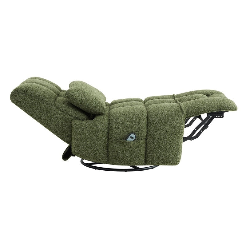 Fauteuil inclinable électrique Cole pivotant avec support lombaire