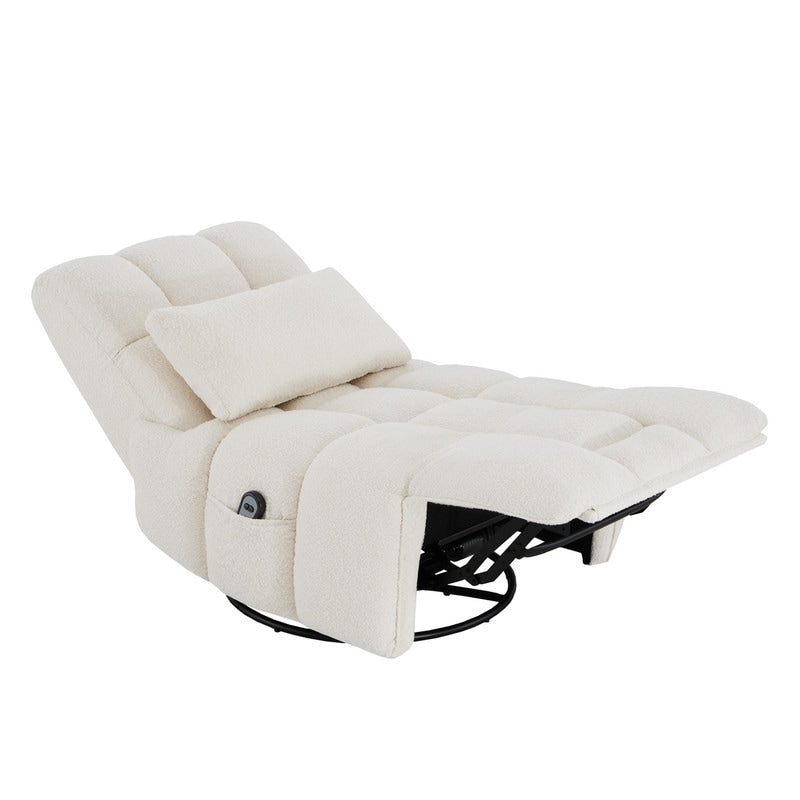 Fauteuil inclinable électrique Cole pivotant avec support lombaire