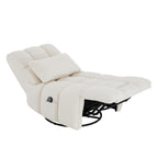 Fauteuil inclinable électrique Cole pivotant avec support lombaire