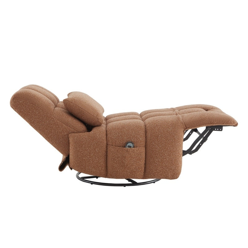 Fauteuil inclinable électrique Cole pivotant avec support lombaire