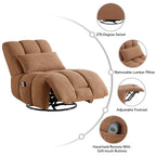 Fauteuil inclinable électrique Cole pivotant avec support lombaire