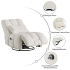Fauteuil inclinable électrique Cole pivotant avec support lombaire