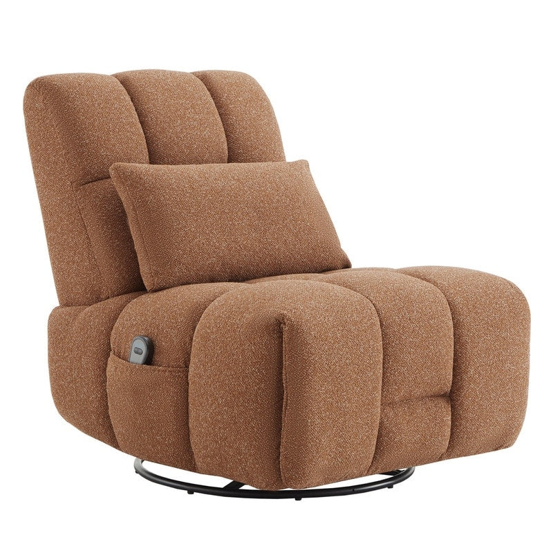 Fauteuil inclinable électrique Cole pivotant avec support lombaire