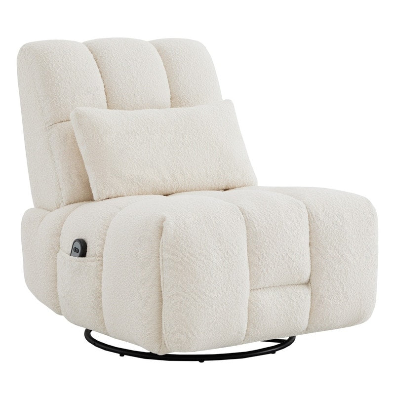Fauteuil inclinable électrique Cole pivotant avec support lombaire
