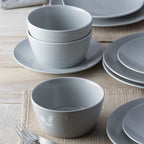 Service de table Noritake Colorscapes Swirl 12 pièces, coupe, service pour 4 personnes