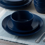 Service de table Noritake Colorscapes Swirl 12 pièces, coupe, service pour 4 personnes
