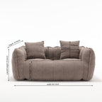 Canapé inclinable carré confortable