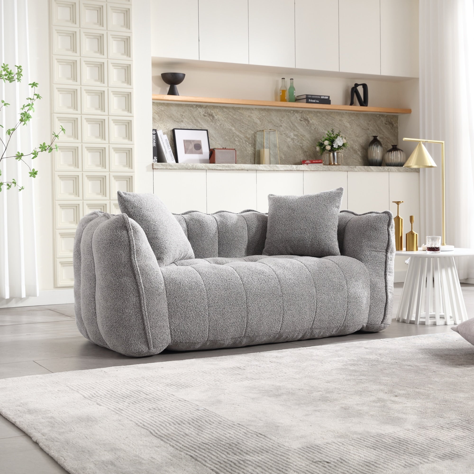 Canapé inclinable carré confortable