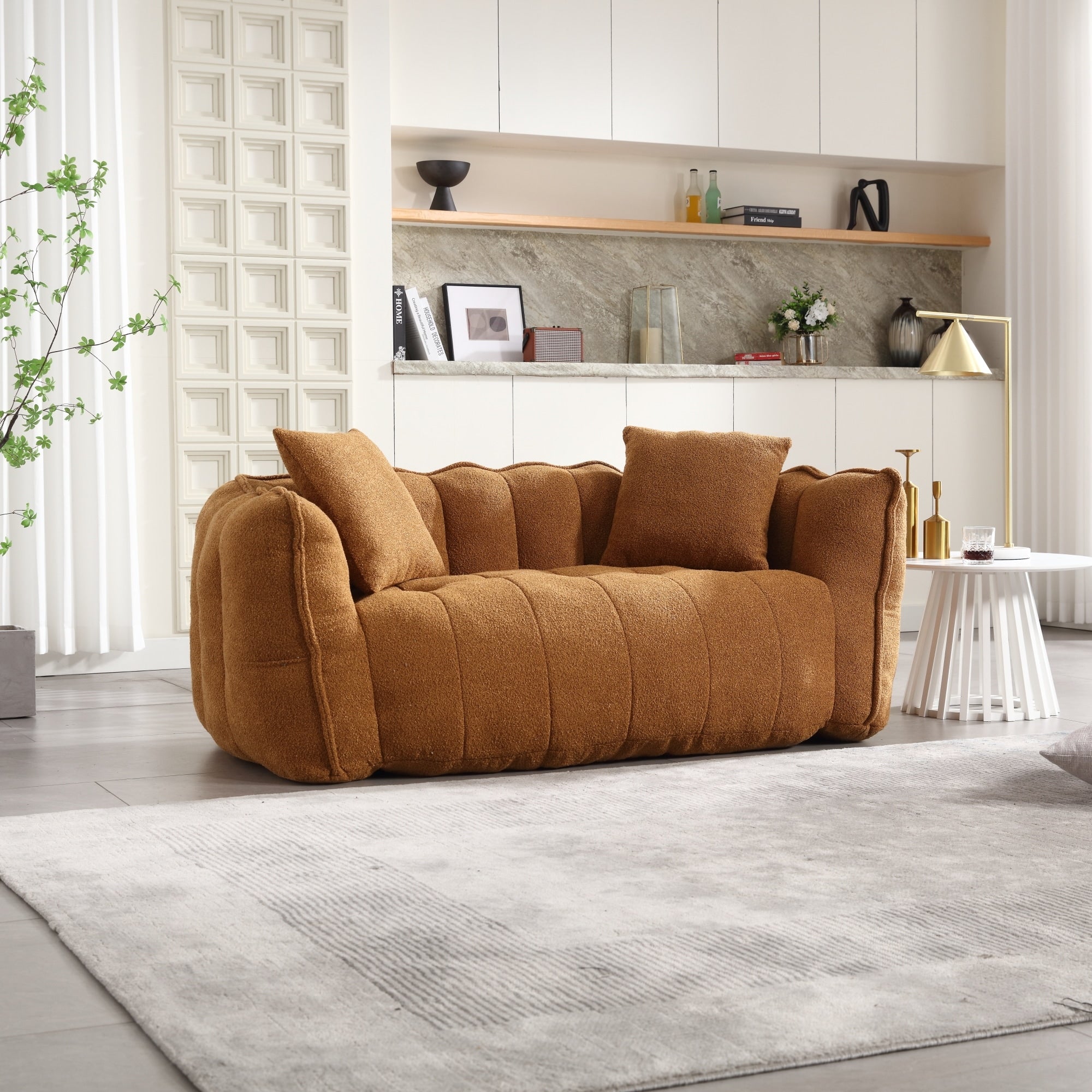 Canapé inclinable carré confortable