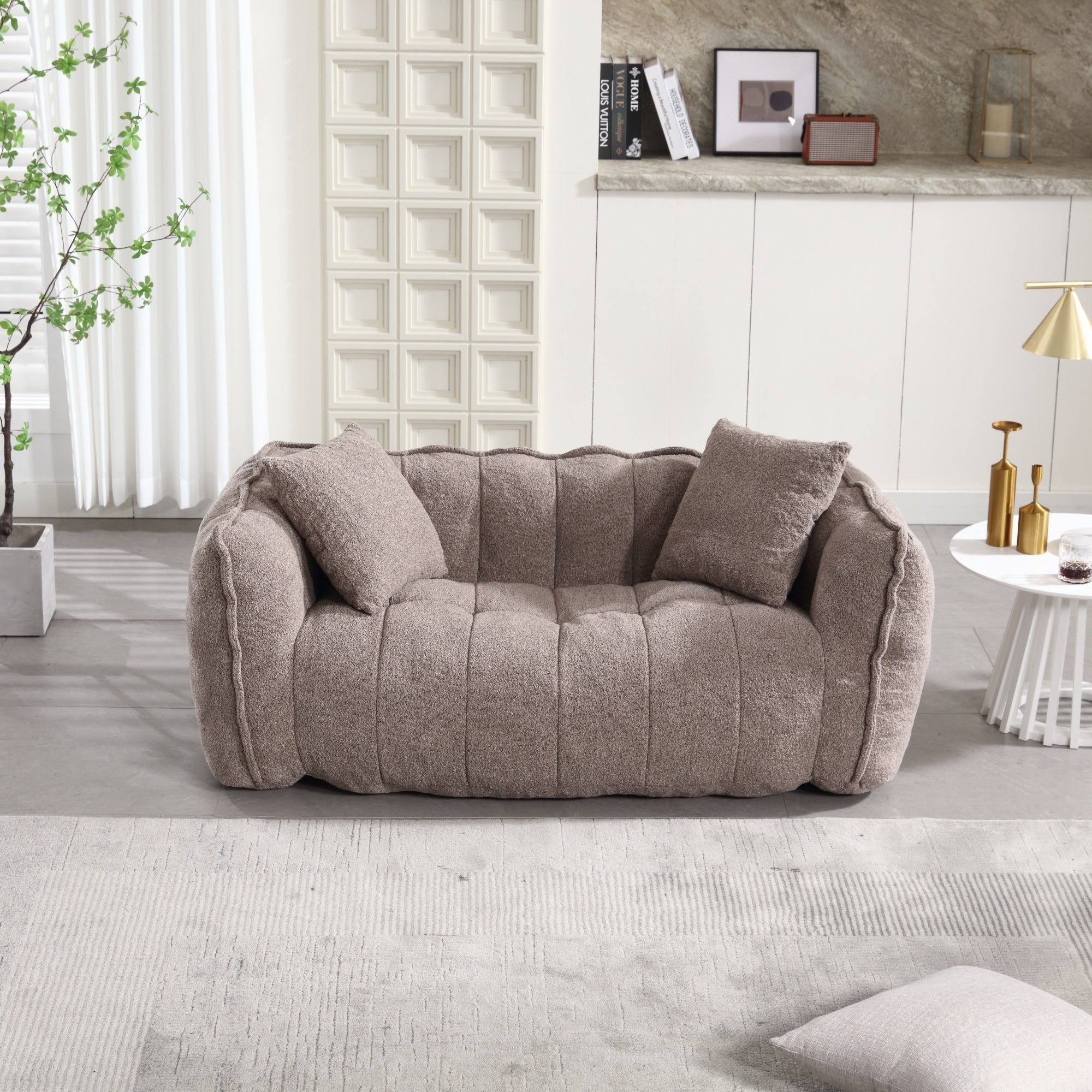 Canapé inclinable carré confortable