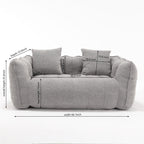 Canapé inclinable carré confortable