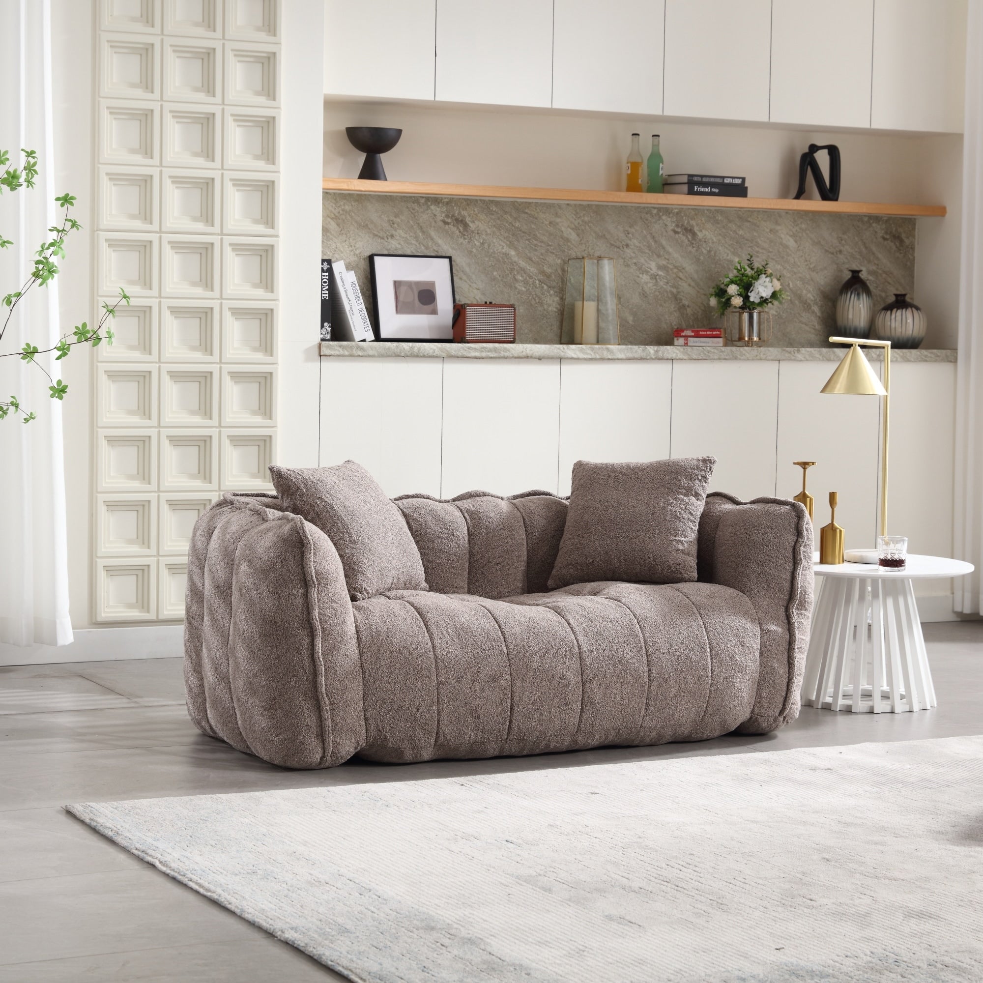 Canapé inclinable carré confortable