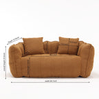 Canapé inclinable carré confortable