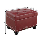 Pouf de rangement Convenience Concepts Designs4Comfort 5th Avenue