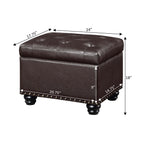 Pouf de rangement Convenience Concepts Designs4Comfort 5th Avenue