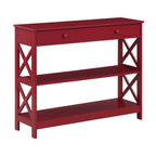 Console Oxford à 1 tiroir avec étagères Convenience Concepts