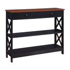 Console Oxford à 1 tiroir avec étagères Convenience Concepts