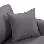 Canapé convertible en L avec lit gigogne et espace de rangement, 2 coussins d'appoint