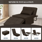 Canapé-lit convertible, canapé-lit, fauteuil inclinable, ottoman, pliable, pour salon