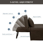 Canapé-lit convertible, canapé-lit, fauteuil inclinable, ottoman, pliable, pour salon