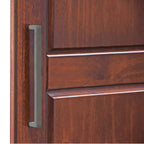 Armoire penderie 3 portes Cosmo 100 % bois massif de Palace Imports avec portes en bois massif ou en miroir