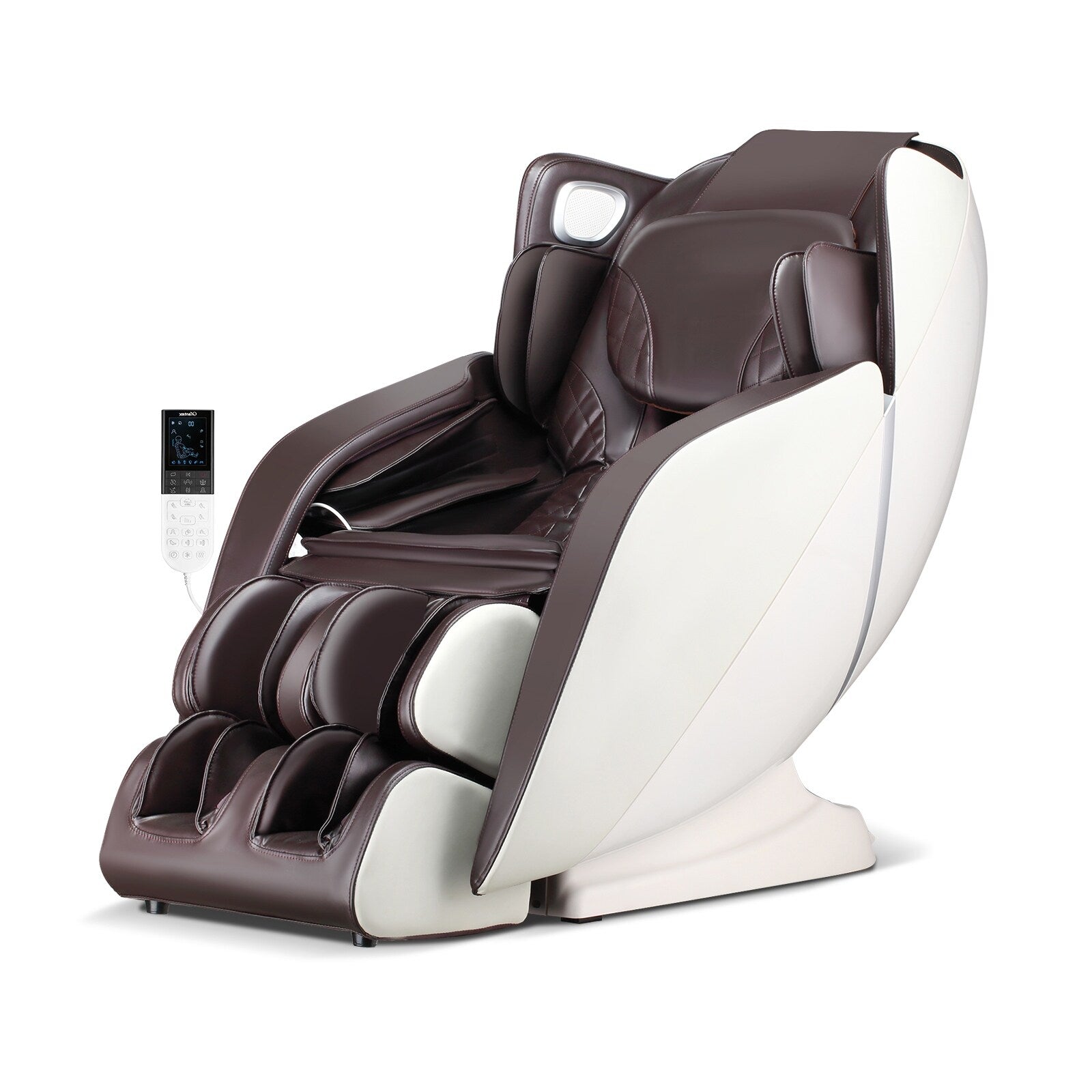 Fauteuil de massage complet Costway avec rouleau chauffant pour les pieds à commande vocale