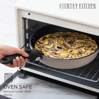 Batterie de cuisine Country Kitchen 16 pièces pour camping-car, en céramique avec poignée amovible, compatible avec le four