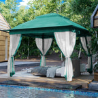 Gazebo escamotable en acier Cozywor de 11 pi x 11 pi avec moustiquaire