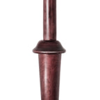 Porte-manteau autoportant en bois d'hévéa avec 8 crochets - 24,5 L x 70,87 H