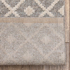 Tapis d'escalier moderne Harlow Trellis sur mesure