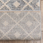 Tapis d'escalier moderne Harlow Trellis sur mesure